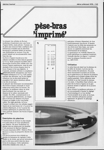 pese-bras `imprimé`