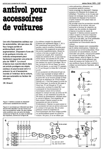 antivol pour accessoires de voitures