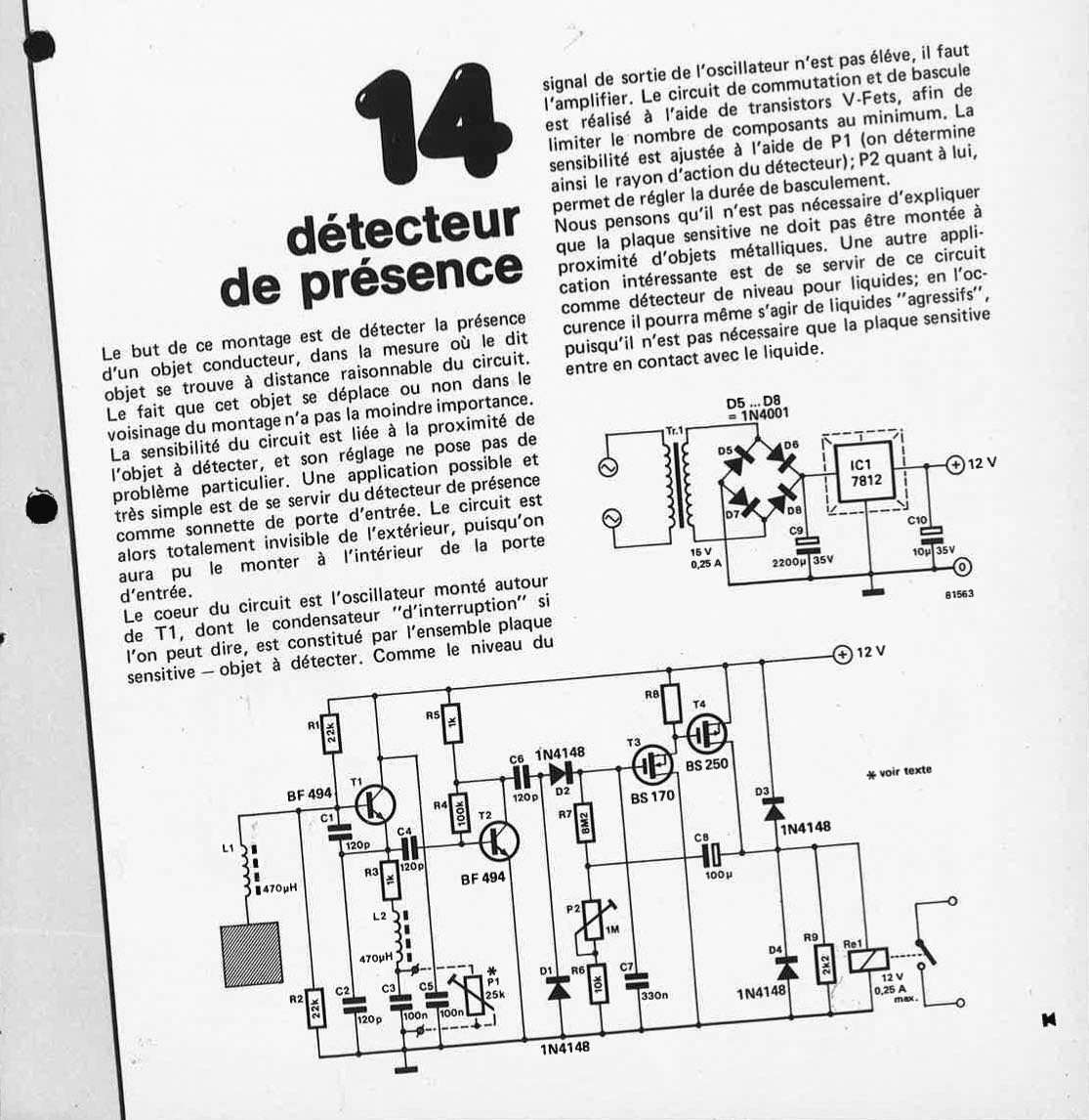 détecteur de présence