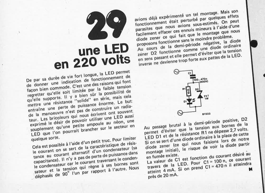 LED en 220 V