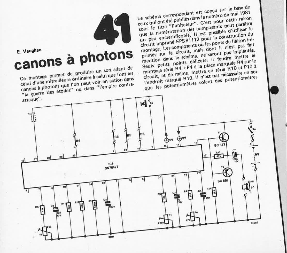 canon à photons