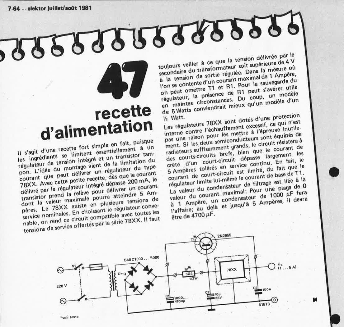 recette d`alimentation