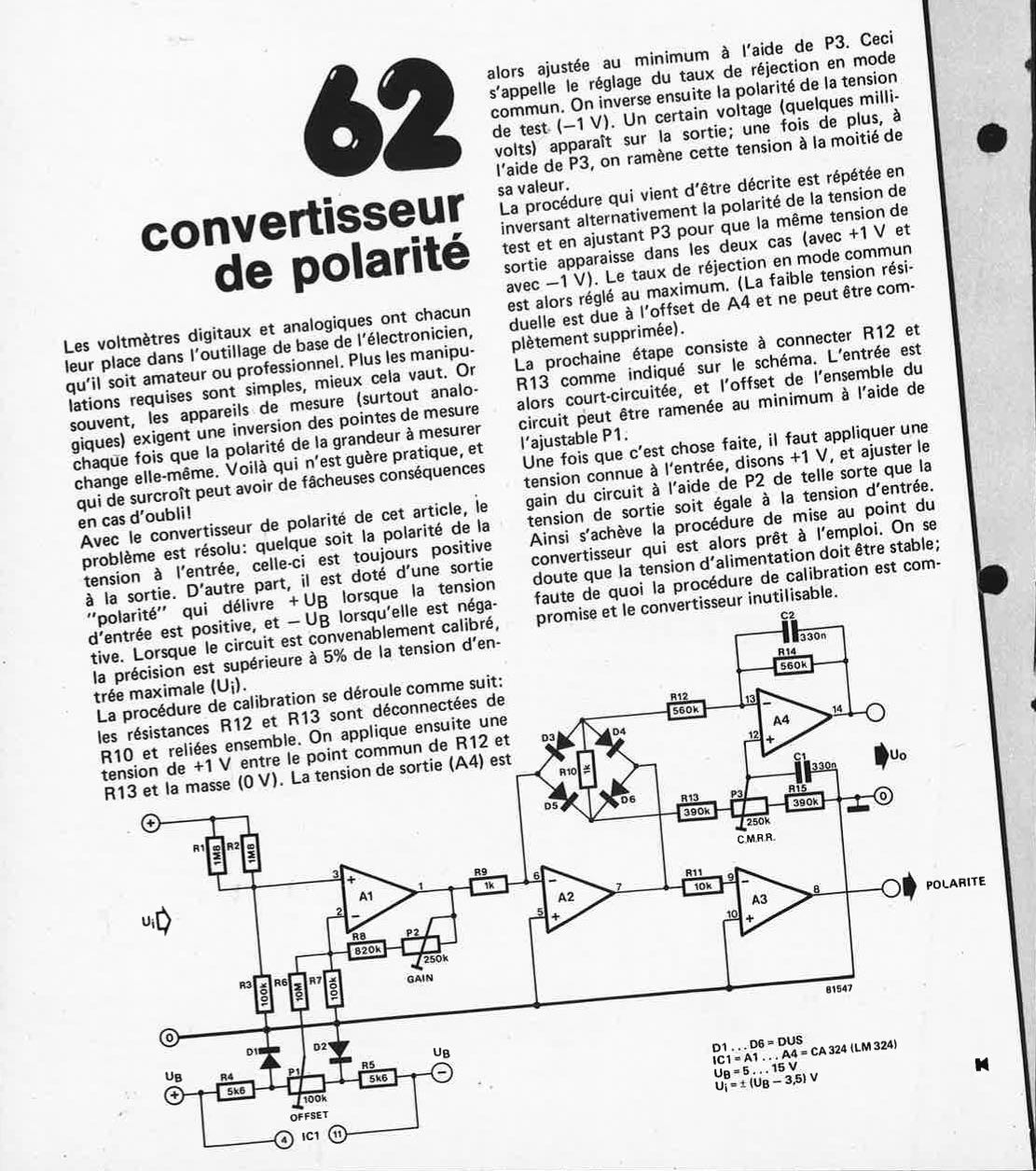 convertisseur de polarité