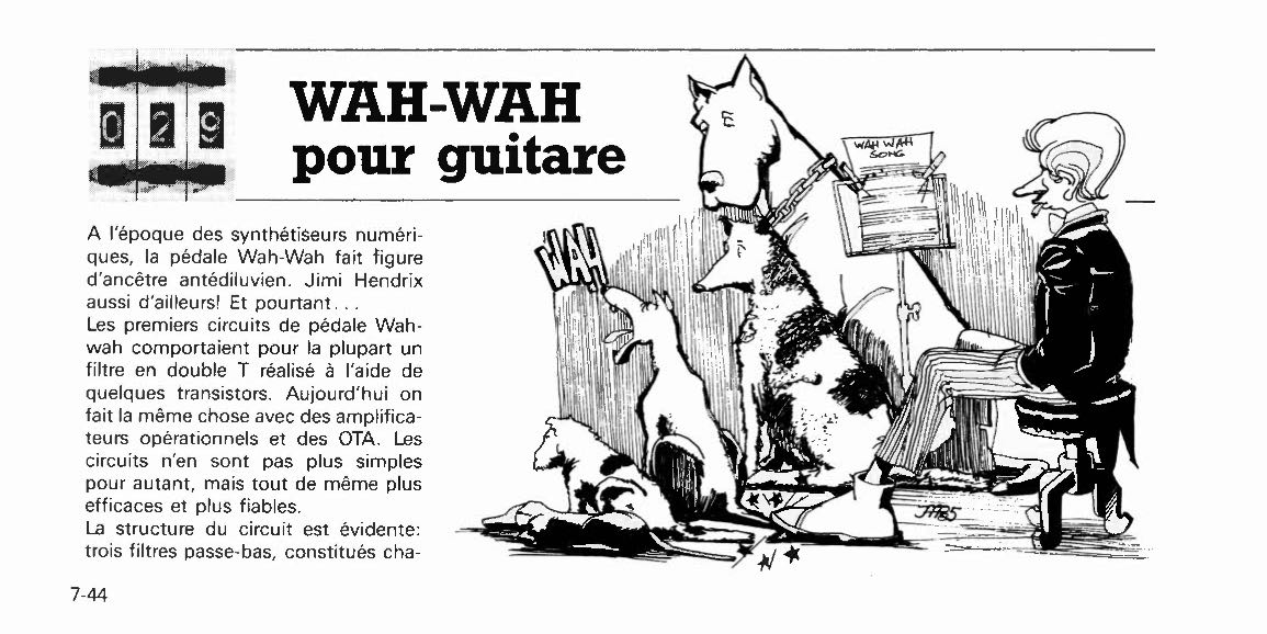 WAH-WAH pour guitare