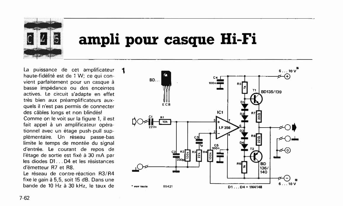 ampli pour casque Hi-Fi